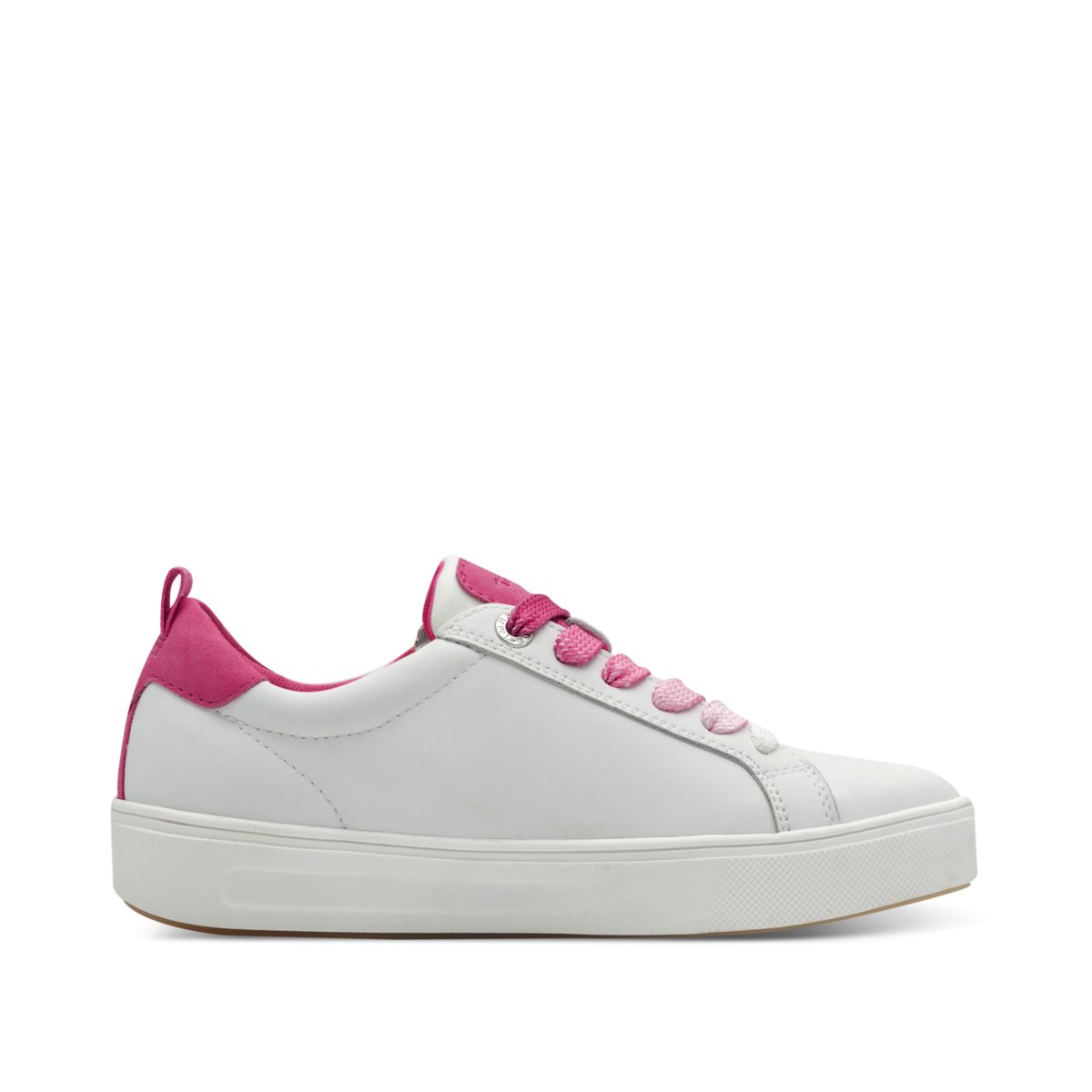 Sneaker white fuxia