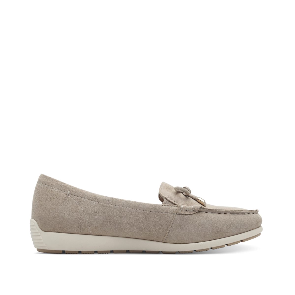 Slipper beige suede