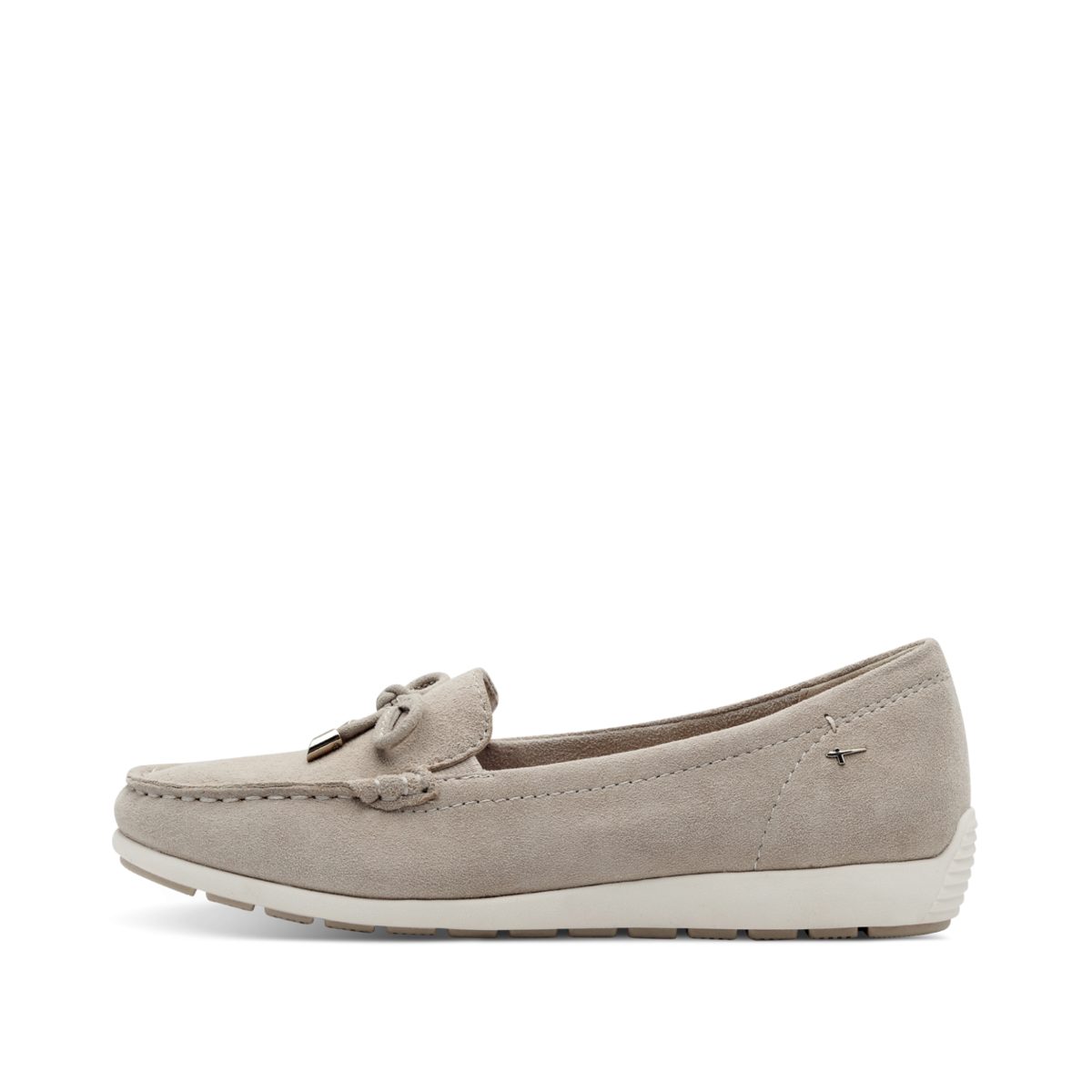 Slipper beige suede