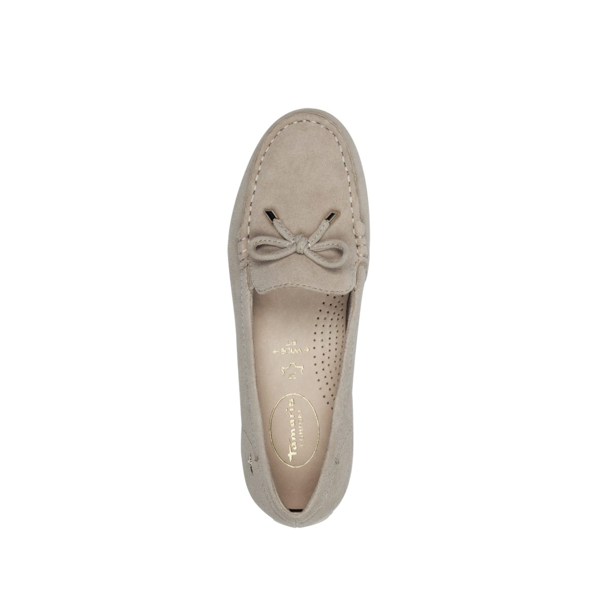 Slipper beige suede