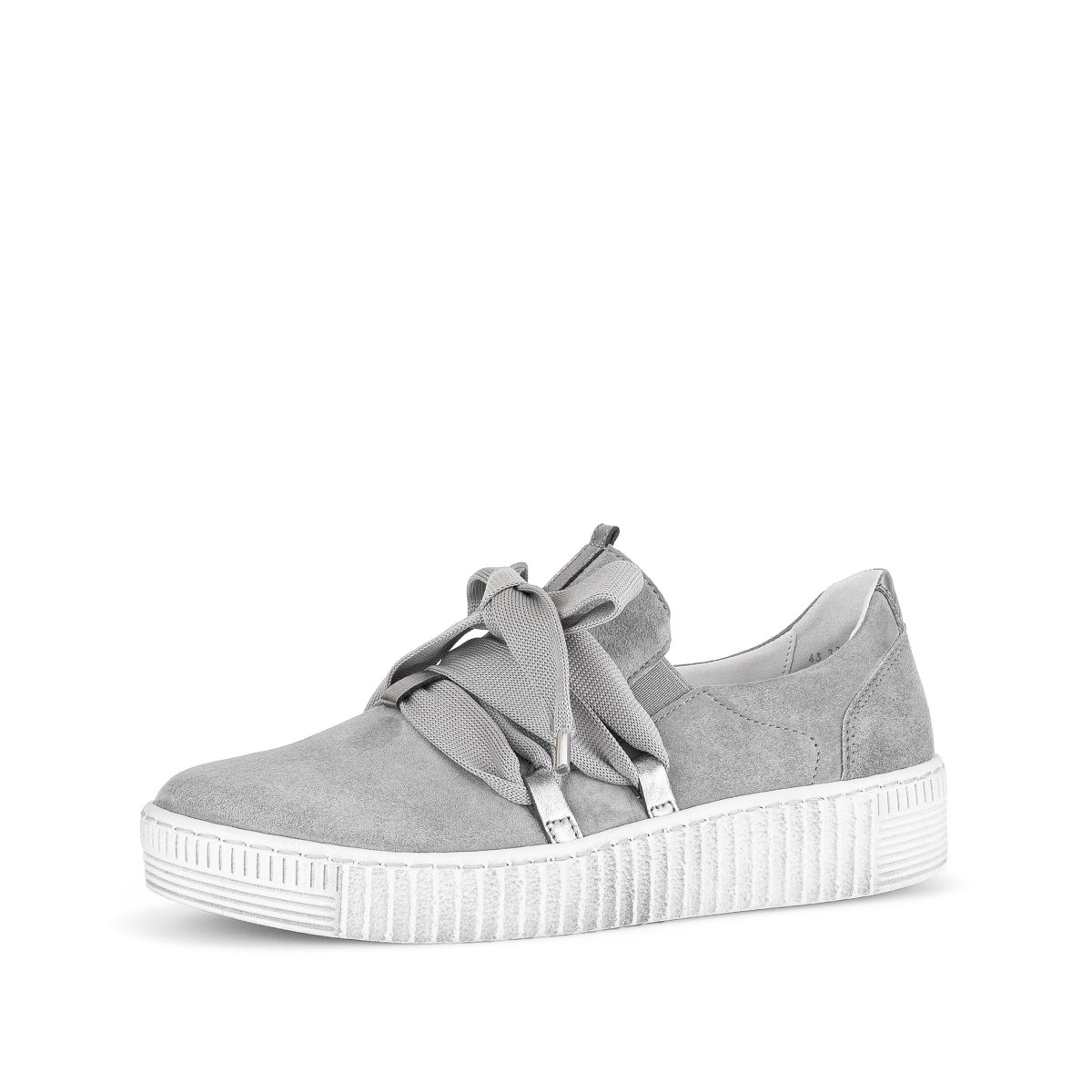 Sneaker Samtchevreau stone met.