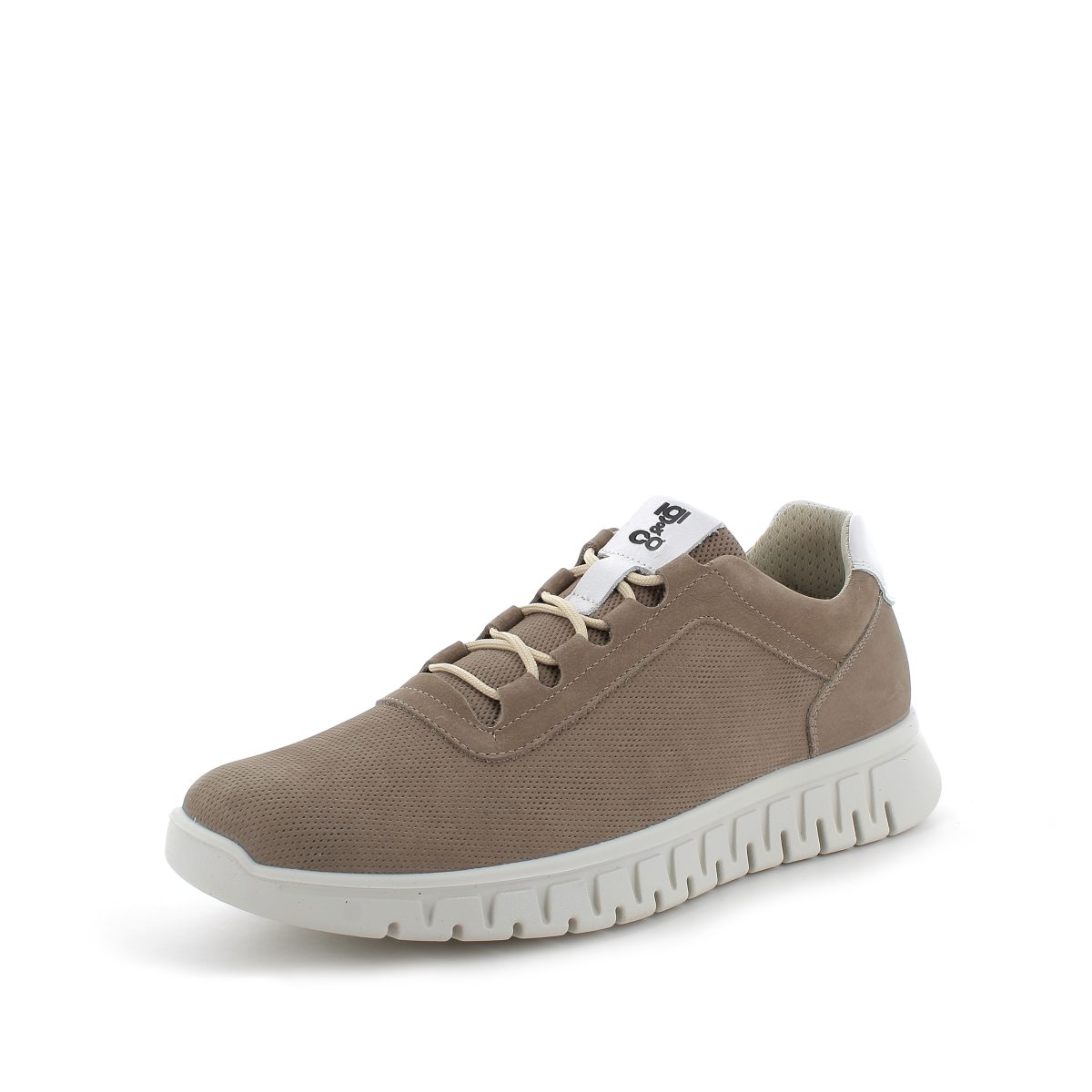 Sneaker nocciola Pelle